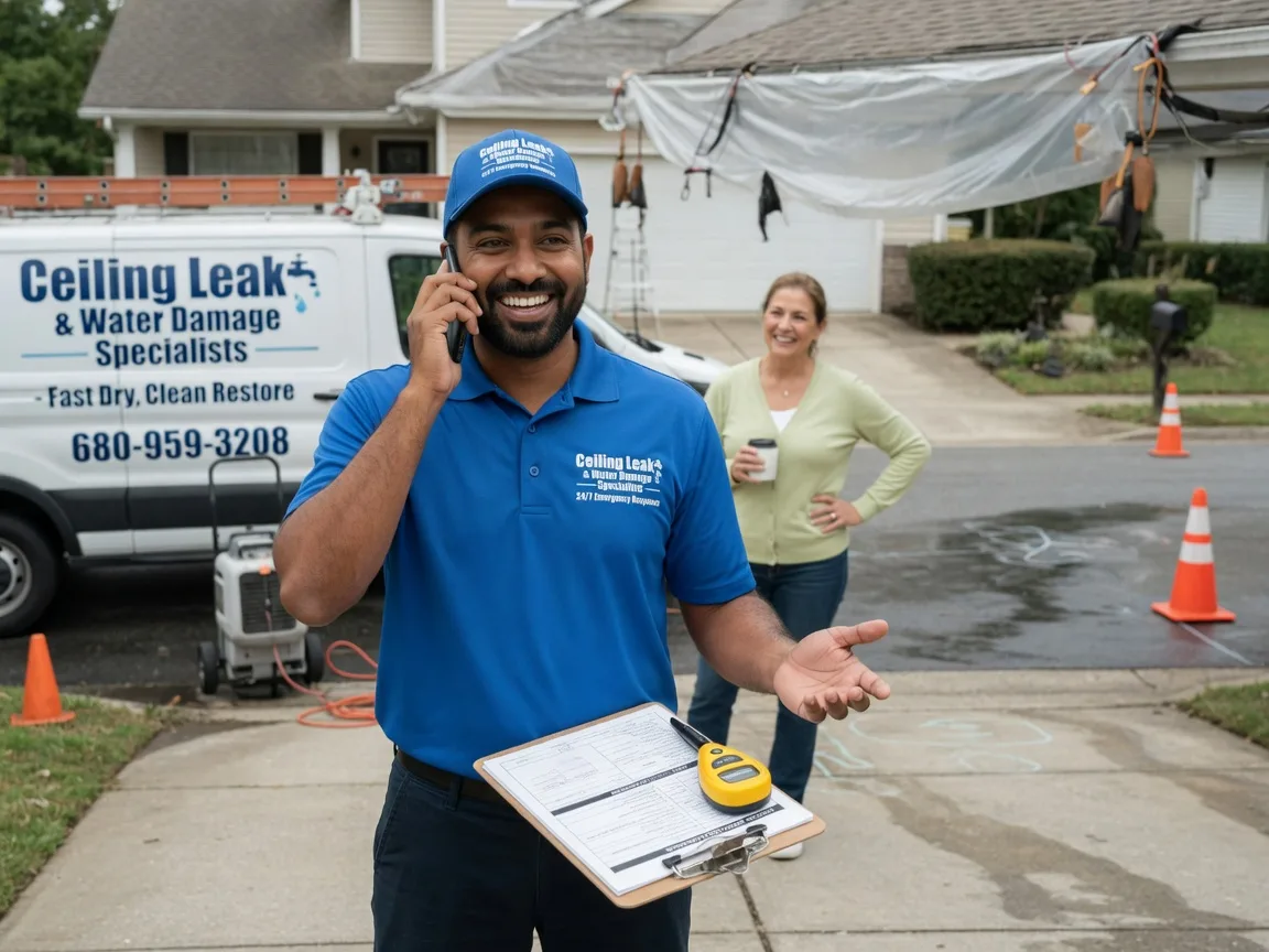 Ceiling Leak Cleanup Cockeysville, MD FAQs